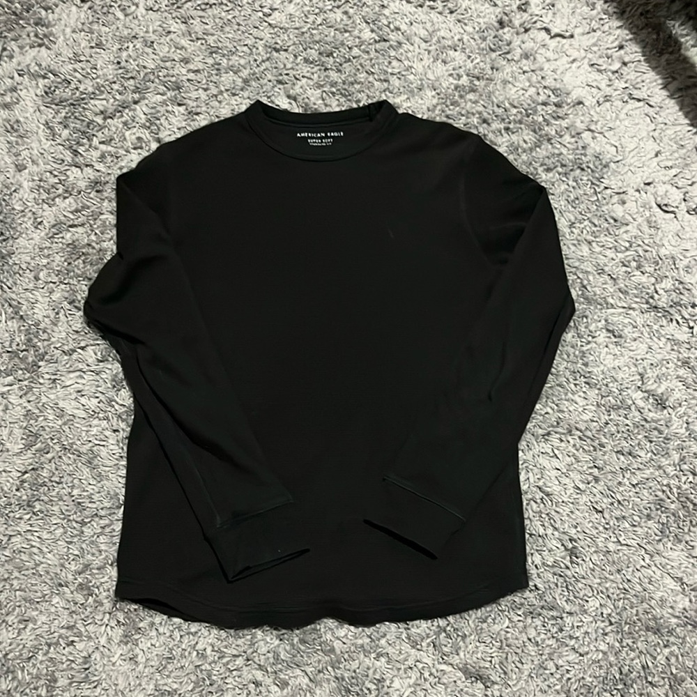 Black American eagle sweater small